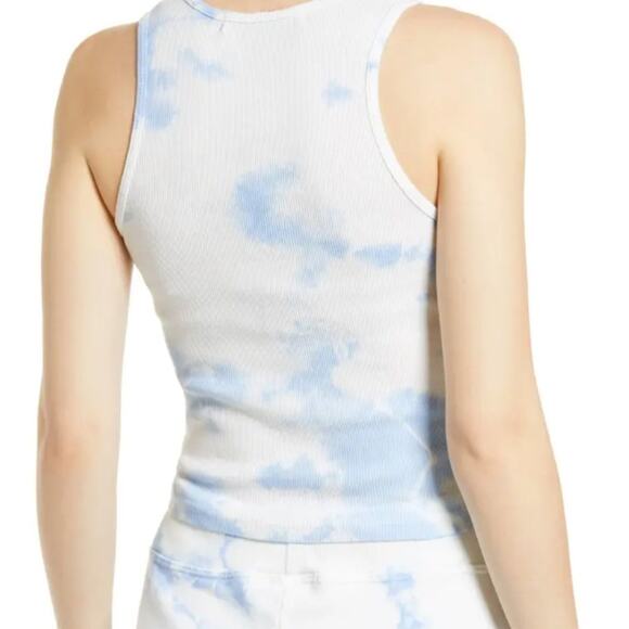 Daydreamer Ribbed Tank in Periwinkle Cloud Size XL - Picture 2 of 3